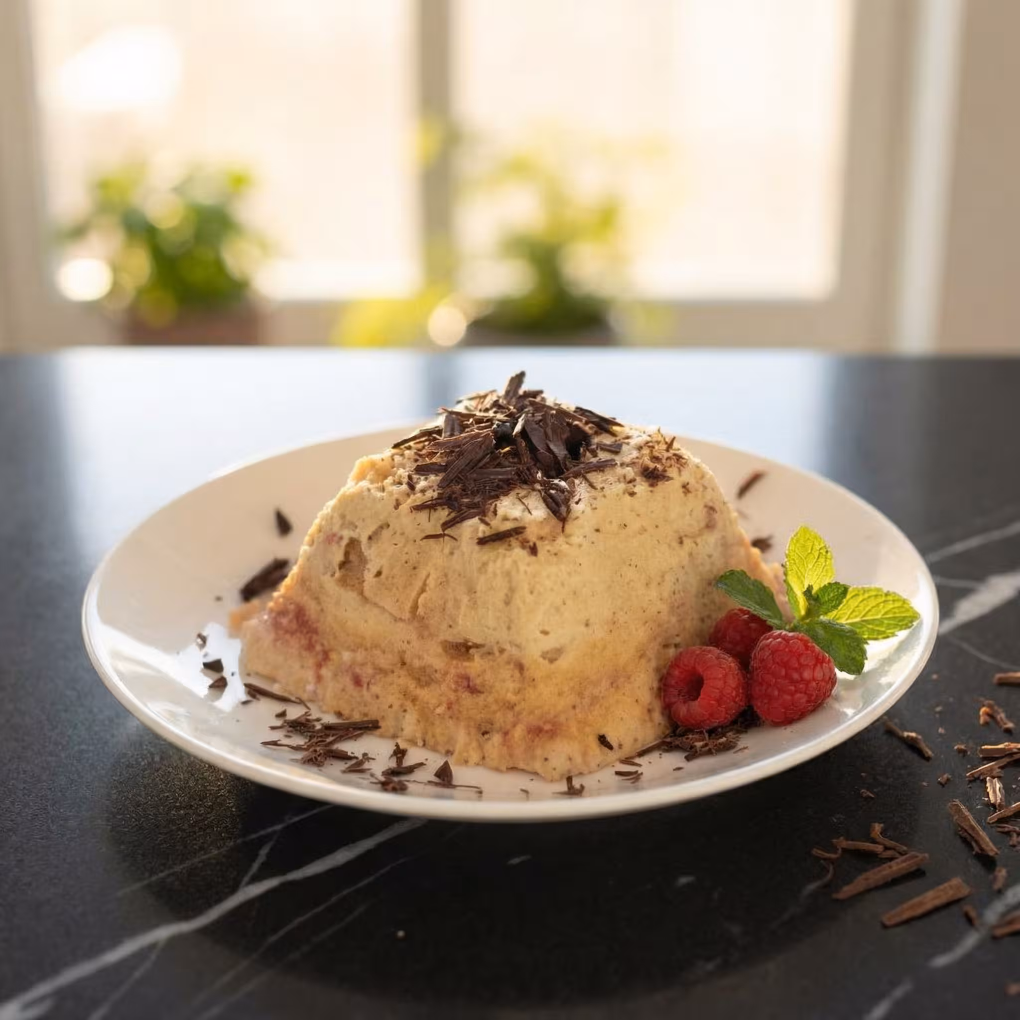 Babeczka czekoladowa z mikrofali bez cukru w kubku — gotowa w 2 minuty