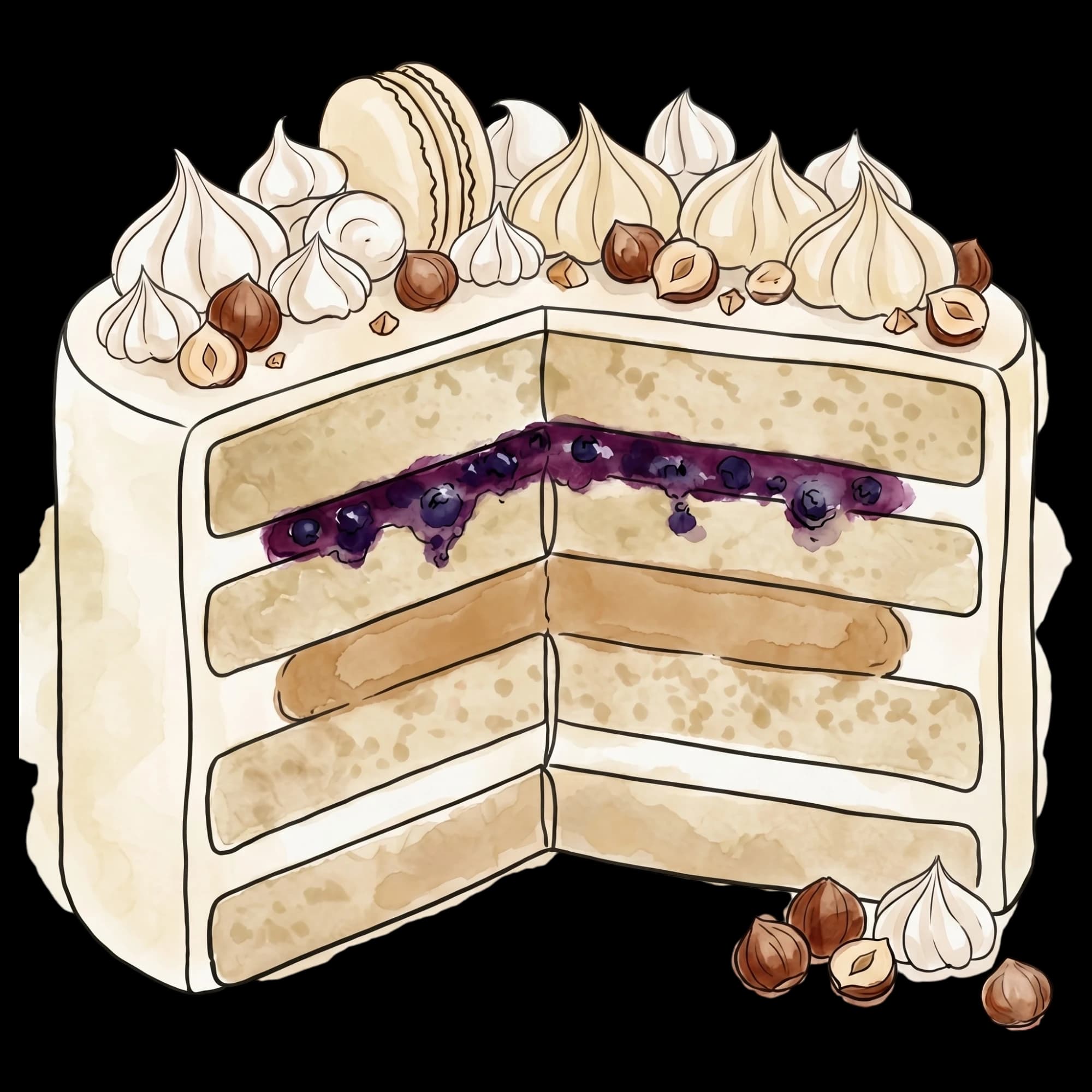 Tort Jagodowa Wanilia